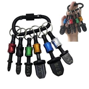 HVAC Swaging Tool Set，Swage Tool HVAC Repairing Set with Bit Holder，Air Conditioner Copper Tube Expander Swaging Tool Drill Bit Copper Pipe Swage,1/4'', 3/8'',1/2'',5/8'',3/4'',7/8'' Bits
