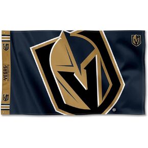WinCraft Vegas Golden Knights Printed Header 3x5 Premium Banner Flag