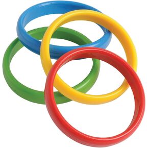 US Toy S&S Worldwide Plastic Throw Rings (12 Pack)