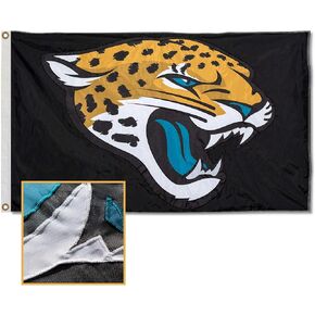 WinCraft Jacksonville Jaguars Embroidered Nylon Flag