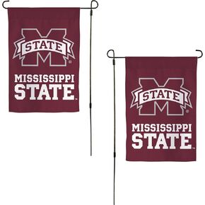 Desert Cactus Mississippi State University Garden Flag Bulldogs MSU Banner 100% Polyester (Design C)