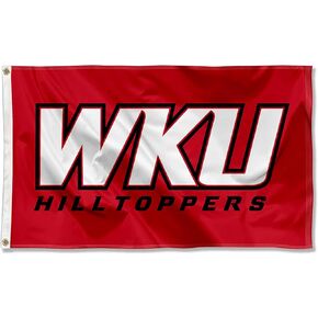 College Flags & Banners Co. Western Kentucky Hilltoppers WKU Logo Flag