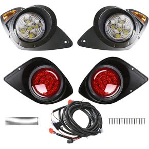 WFLNHB Headlight Tail Light Replacement for Golf Cart G29 Drive Gas Electric 2007-Up