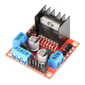 DC Motor Driver Motor Controller Module L298N Motor Speed Controller H Bridge Motor Board Module Driver for Stepper Motor Smart Car Robot