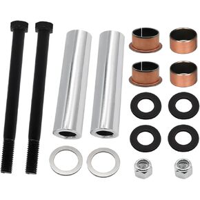 EZGO TXT/PDS Golf Cart Spindle Bushing,King Pin Tube, Claw Copper Sleeve Repair Kit,for EZGO TXT/PDS 2001-UP Golf Cart. Replace OEM #70648-G01, 70749G01, 70745G01