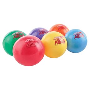 Sportime Multi-Purpose Inflatable All-Balls - 6 inch - Set of 6 - Assorted Colors
