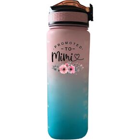 Corgi Butt 32 OZ Drinking Water Bottle with Times to Drink and Straw, Motivational with Carrying Strap, Leakproof BPA & Toxic Free, Ensure You Drink Enough Water for Fitness Gym Outdoor