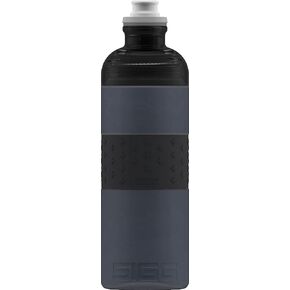 Sigg - Sports Water Bottle - Hero Anthracite - Squeezable - Leakproof - Lightweight - Dishwasher Safe - BPA Free - 20 Oz, Grey