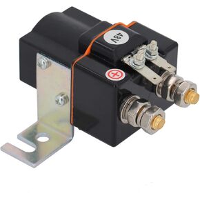 48V 4 Terminal Solenoid Coil Compatible With Club Car 95-Up DS and 04-Up Precedent Golf Carts 101908701 102774701 SW80-1275P