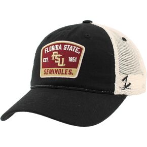 ZHATS Standard NCAA Officially Licensed Hat University Patch Switchback Black, One Size