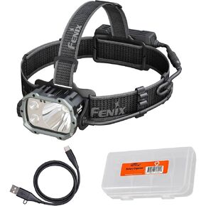 Fenix HP35R 4000 Lumen USB-C Rechargeable Headlamp, with Spotlight, Floodlight and red Light for Search and Rescue, Outdoor use, Emergencies, and More