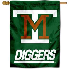 College Flags & Banners Co. Montana Tech Diggers Double Sided House Flag