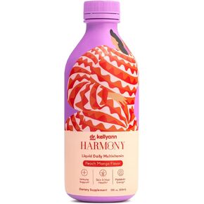 Dr. Kellyann Harmony Liquid Daily Multivitamin for Women & Men | Vegan Liquid Vitamins for Adults | Men & Womens Multivitamin | Non-GMO | 28 Fl Oz