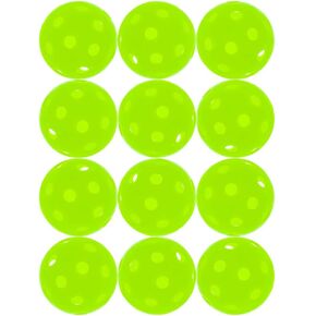 Jugs Sports Pickleballs, Vision Enhanced Green, 1 Dozen