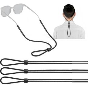 KECHIO Sports Glasses holder Strap(3 PCS) - Sunglasses strap for Men Women kids