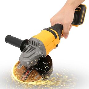 طاحونة زاوية لاسلكية لبطارية DeWalt 20V بحد أقصى، 10000 دورة في الدقيقة، 3 سرعات متغيرة، أداة طحن زاوية بدون فرش، عجلات طحن 5 بوصة، عجلة قطع، أقراص رفرف ومقبض مساعد قابل للتعديل (الأداة فقط) in Kuwait