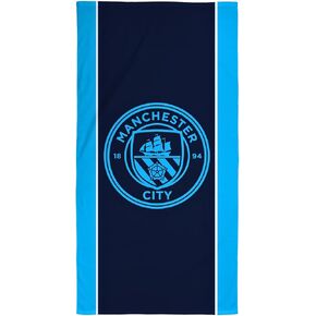 Character World Manchester City FC Official Towel | Super Soft Feel, Badge soccer Club Design | Perfect The Home, Bath, Beach & Swimming Pool | One Size 30 x 60 Inches