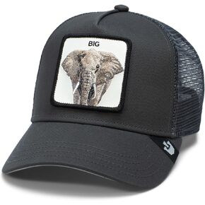 Goorin Bros. FW24 Trucker Hat for Men and Women, Charcoal (The Big Elephant), One Size