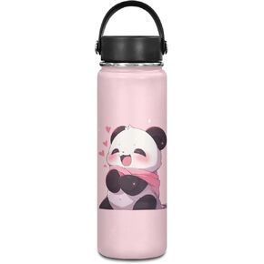ZOUTAIRONG Galaxy Wolf Sports Water Bottle 20 oz Insulated Water Bottle Leak Proof Stainless Steel Gym Bottle Sports Water Cup for Women Thermal Water Bottles for Men