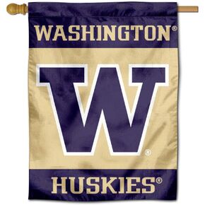 College Flags & Banners Co. Washington Huskies Banner House Flag in Saudi Arabia
