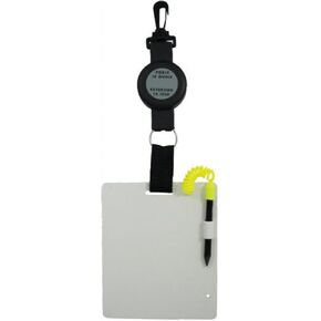 Storm Slate and Pencil with Retractor for Scuba Divers