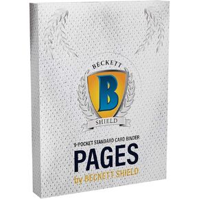 Arcane Tinmen Binder, Beckett Shield Standard Size - 100 Pages, Polypropylene (PP), Transparent, Classic, 25 Sleeves, A4, Game-accessories