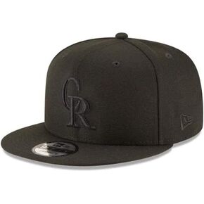 New Era Colorado Rockies MLB Black On Black 9Fifty Snapback : OSFM Adjustable