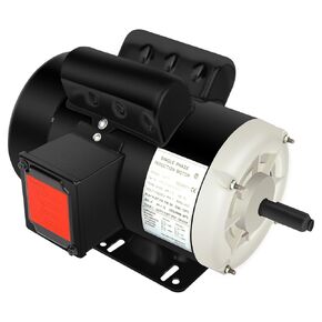1.5HP Electric Motor, General Purpose Single Phase Motor 3450RPM 115/230V 56 Frame 5/8“ Shaft Diameter CW/CCW TEFC 2Pole