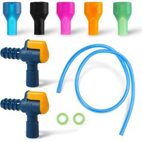 Bite Valve Replacement Kit for Camelbak, Bladder Replacement Water Pipe Washer Mouthpiece Connectors for Backpack Hydration Bladder