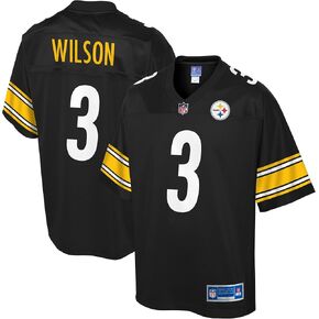 NFL PRO LINE Men's Russell Wilson Black Pittsburgh Steelers Team Player Jersey