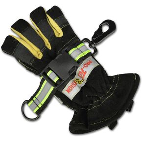 Lightning X Heavy-Duty Ballistic Nylon Glove Strap, Adjustable Size, Reflective Tape for Quick Access (Ideal for Firefighters, EMTs, Construction and Mechanics)