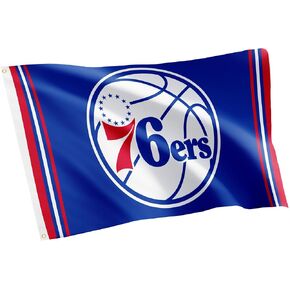 Desert Cactus Philadelphia 76ers Flag Team NBA National Basketball Association 100% Polyester Indoor Outdoor 3x5 feet Flags (Flag K)
