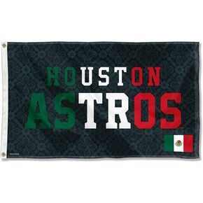 WinCraft Houston Astros Mexico Mexican Colors 3x5 Foot Grommet Banner Flag