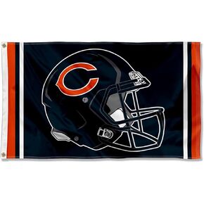WinCraft Chicago Bears New Helmet Grommet Pole Flag
