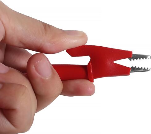 2pcs Multimeter Alligator Clips to Banana Clips Test Lead 4mm Banana Plug Alligator Clip Test Probe Lead Wire Cable 1M in Saudi Arabia