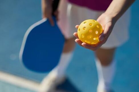 Indoor Pickleball Balls Standard 26 Holes Tournament Meet USAPA 12 Pack, 23.4 cm, Neon-yellow in Saudi Arabia