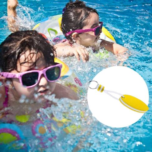 6Pcs Foam Floating Keychain, Foam Floating Oval Key Ring, Float Keychain Pendant for Water Sports and Outdoor Sports(Orange and Yellow) in Saudi Arabia