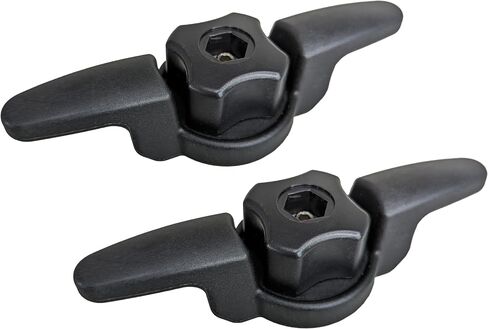 Pactrade Marine Kayak Cleat - مربط مرساة كاياك مقاس 10.16 سم لقضبان الكاياك | إنشاء نقاط مرفقة للعتاد والخطوط | ملحقات قضبان الكاياك المحمولة، ملحقات قوارب الكاياك لصيد الأسماك in Saudi Arabia