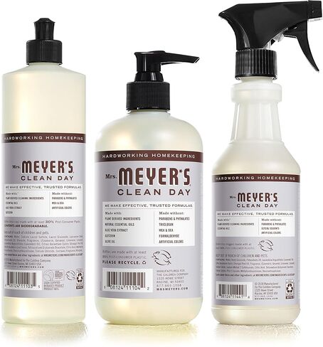 MRS. MEYER'S CLEAN DAY Kitchen Basics Set, Includes: Multi-Surface Cleaner, Hand Soap, Dish Soap, Lavender Scent, 3 Count Pack in Saudi Arabia