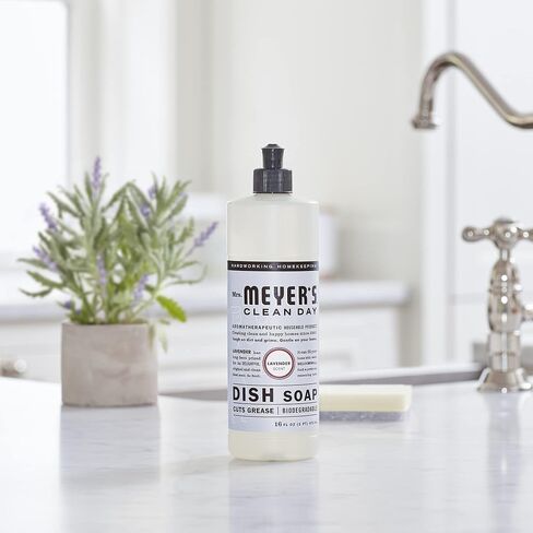 MRS. MEYER'S CLEAN DAY Kitchen Basics Set, Includes: Multi-Surface Cleaner, Hand Soap, Dish Soap, Lavender Scent, 3 Count Pack in Saudi Arabia