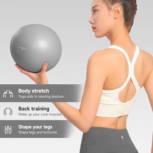 Pilates Ball Set of 2, Small Yoga Ball 8 Inch & 10 Inch Set, Small Pilates Ball Core Ball, Small Exercise Ball for Pilates, Yoga, Core Workout, Physical Therapy, Stability, Stretching in Saudi Arabia
