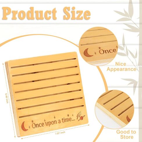 حافظة بطاقات خشبية حامل بطاقات اللعب ملحقات صندوق تخزين البطاقات منظم سطح المكتب منظم صينية البطاقات يحمل ما يصل إلى 21 بطاقة مقاس 7.9 × 6.5 × 0.4 بوصة لبطاقات الأطفال وبطاقات الصور وحفلات البوكر in Kuwait