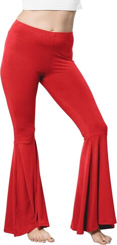 STRETCH IS COMFORT Women’s Plus Size Oh So Soft Pull On Stretchy Bell Bottom Flare Pants| XL-7X in Saudi Arabia