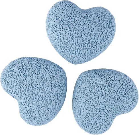 مجموعة نوبوياي مكونة من 5 أحجار لافا على شكل قلب، موزع صخور لافا للزيوت العطرية، حجر قلق النخيل للتأمل في توازن الريكي، أصفر in Kuwait