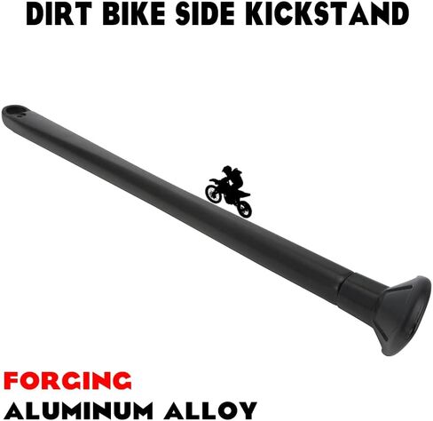 JFG RACING Dirt Bike Kickstand Side Stand Forging Aluminum With Springs For XC XCW XCF EXC EXCF 150 200 250 300 350 400 450 500 505 530 - Silver in Saudi Arabia