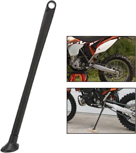 JFG RACING Dirt Bike Kickstand Side Stand Forging Aluminum With Springs For XC XCW XCF EXC EXCF 150 200 250 300 350 400 450 500 505 530 - Silver in Saudi Arabia
