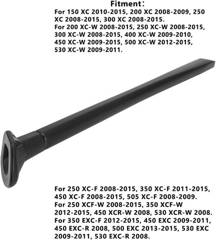 JFG RACING Dirt Bike Kickstand Side Stand Forging Aluminum With Springs For XC XCW XCF EXC EXCF 150 200 250 300 350 400 450 500 505 530 - Silver in Saudi Arabia