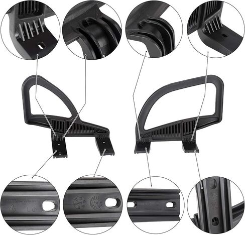10L0L Golf Cart Arm Rest Hip Restraint for EZGO RXV 2008-2015, Driver and Passenger Side, OEM# 607532 607653, Left + Right 1 Pair in Saudi Arabia