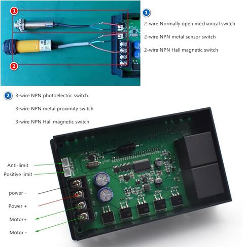وحدة تحكم في سرعة محرك الفرشاة مع مفتاح تحكم عن بعد لاسلكي وشاشة LCD، تحكم في محرك DC 10-55V 40A DC، سرعة قابلة للتعديل 0-100%، التحكم في التشغيل/الإيقاف، عكس للأمام، مؤقت، دعم مفتاح الحد in Kuwait