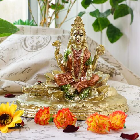 تمثال الآلهة الهندوسية جانجا - تمثال إله الرب الهندي جانج ما مورتي تمثال هندوسية للمنزل معبد بوجا ماندير بوذا بوجا ديكور ديوالي هدية مذبح اليوغا ضريح الصلاة الروحية in Kuwait